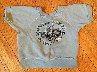 Vintage 1960's Sweathshirt Toddler Size San Anotnio World's Fair