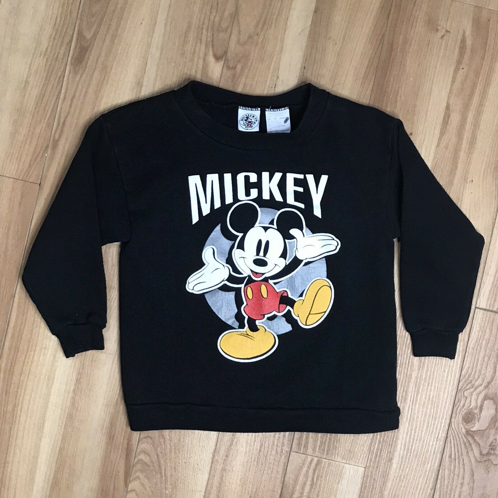 Vintage 90s Mickey Mouse Disney Sweatshirt Toddler 5t/6t Usa Made Crewneck