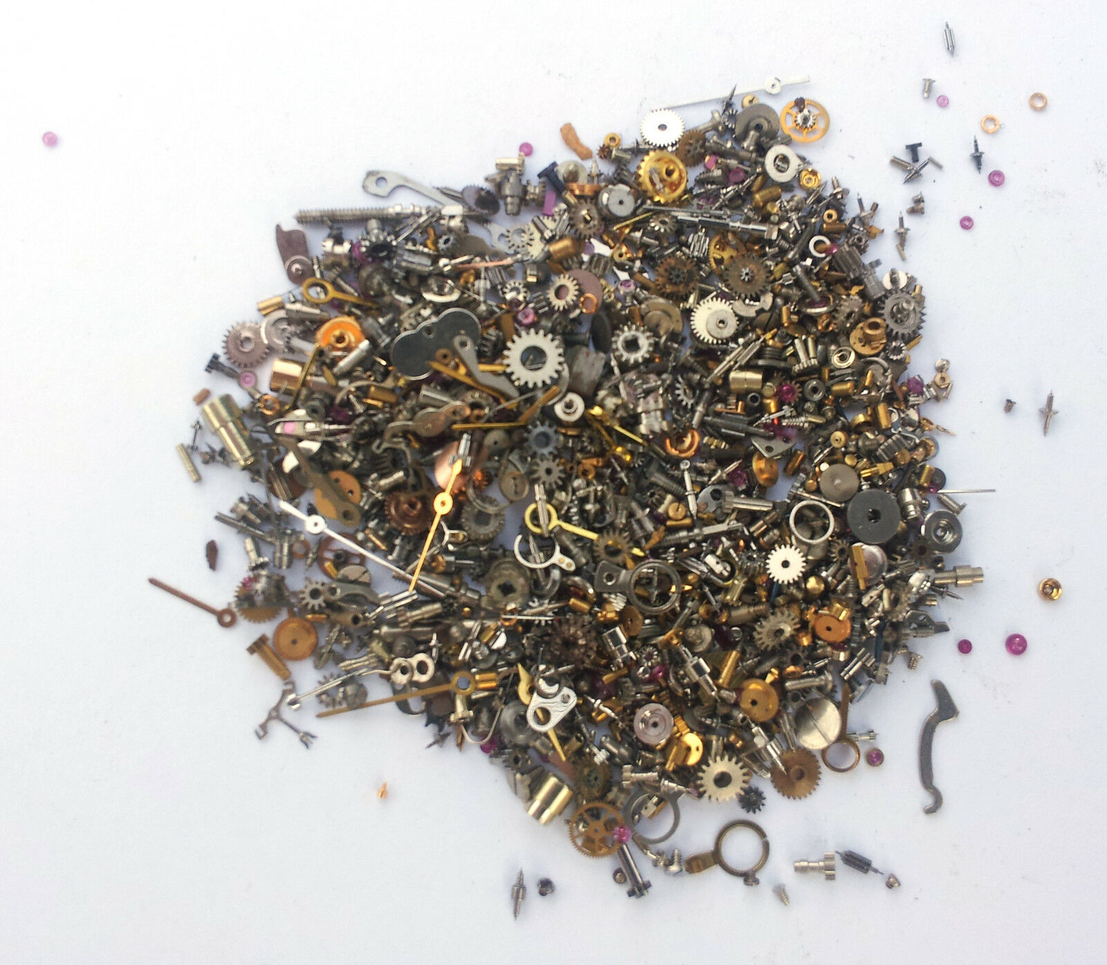Vintage Antique Steampunk Watch Parts Tiny Watch Glitter 10g Lots Of Pieces!!!
